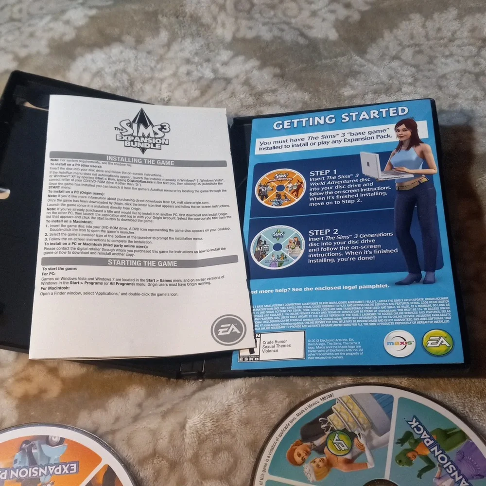 Lot 27 The Sims 3 expansion bundle WINMAC DVD ROM GAME